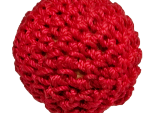 Balle crochetée 1" rouge (Magnétique ou Standard)