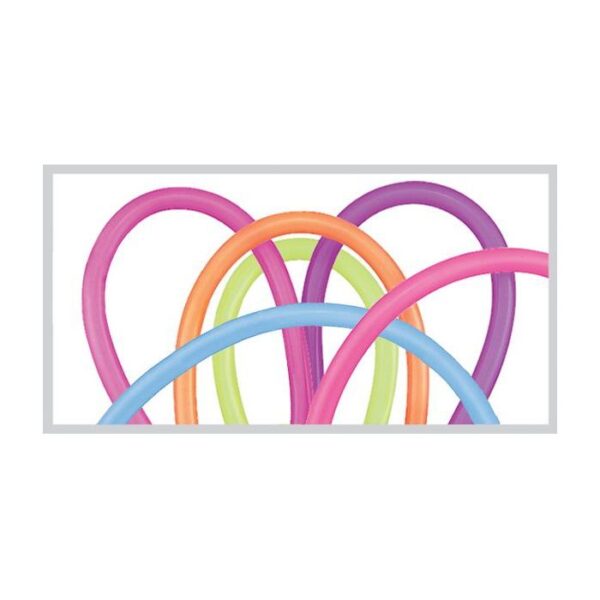 Ballons qualatex 260 Q Assortiment Neon (sachet de 100 ballo