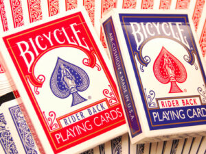 Bicycle Rider Back Poker