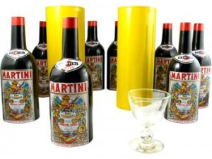 Bouteilles passe passe Martini( 8 bouteilles)