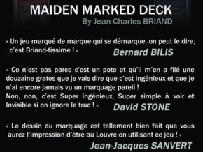 Maiden Marked Deck- Jean-Charles Briand