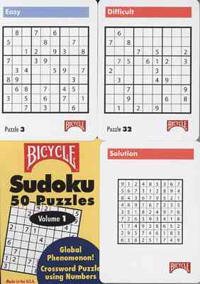 Jeu Bicycle Sudoku