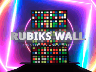Rubiks Wall-Bond Lee, D.K. Wong & Happy,