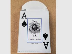 Cards Bee Poker Jumbo Index (Blue)