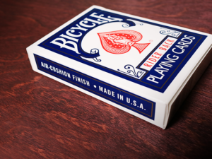 Bicycle Playing Cards Poker (Blue) by US Playing Card Co