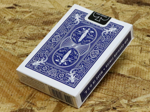 Bicycle Maiden Back (Blue) by US Playing Card Co