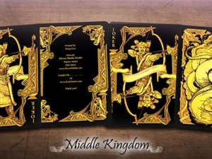 Middle Kingdom (Gold) Playing Cards Printed by US Playing Card Co