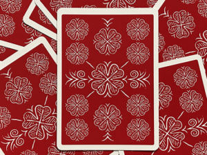 Choice Cloverback (Red) Playing Cards