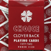 Choice Cloverback (Red) Playing Cards