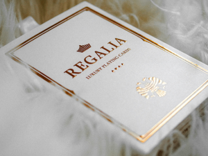 Regalia White Playing Cards by Shin Lim