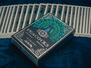 Limited Edition Peacocks Playing Cards by Rocsana Thompson