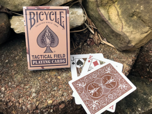 Bicycle Tactical Field Green Camo/Brown Camo (6 Decks) by US Playing Card Co