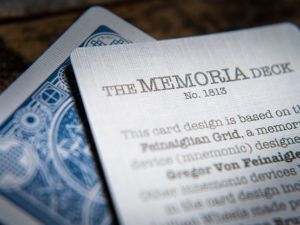 Memoria Deck (Feinaiglian Grid) Playing Cards