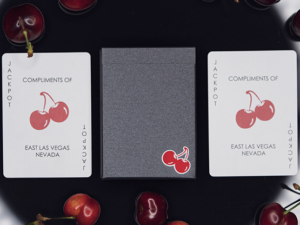 Cherry Casino House Deck Playing Cards True Black (Black Hawk)  by Pure Imagination Projects