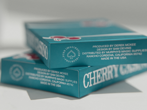 Cherry Casino (Tropicana Teal) Playing Cards by Pure Imagination Projects