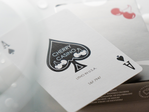 Cherry Casino (McCarran Silver) Playing Cards by Pure Imagination Projects