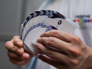 Fluid Art Blue (Cardistry Edition) Playing Cards