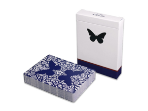 Butterfly Playing Cards Marked (Blue) 3rd Edition by Ondrej Psenicka