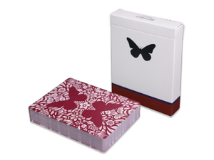 Butterfly Playing Cards Marked (Red) 3rd Edition by Ondrej Psenicka