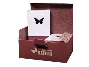 Refill Butterfly Cards Red 3rd Edition (6 pack) by Ondrej Psenicka