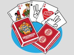 That Deaf Guy RED Cardinal Edition Playing Cards