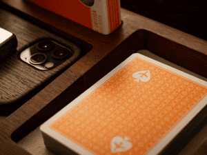 Lounge Edition in Hangar (Orange)  by Jetsetter Playing Cards