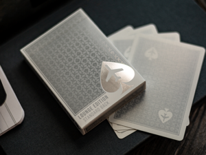 Lounge Edition in Jetway (Silver) by Jetsetter Playing Cards