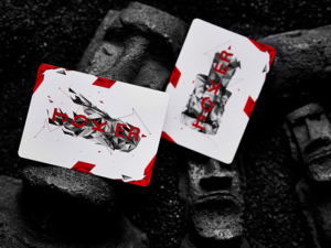 Moai Red Edition Playing Cards by Bocopo