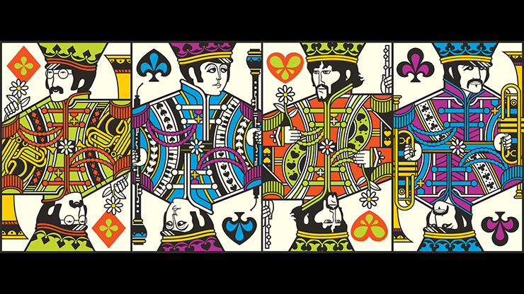 The Beatles (Pink) Playing Cards by theory11 – Image 6