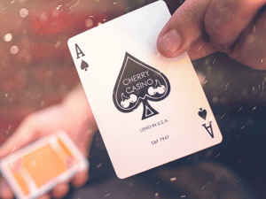 Cherry Casino Summerlin Sunset (Orange) Playing Cards by Pure Imagination Projects