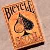 Gilded Bicycle Snail (Orange) Playing Cards – Image 2