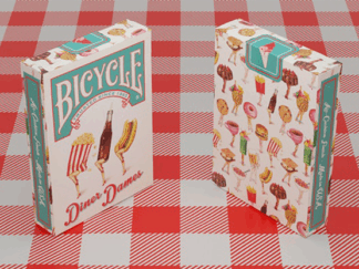 Bicycle Diner Dames Playing Cards by Kelly Gilleran – article de magie | Abracadabreizh