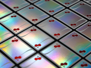 Cherry Casino Sands Mirage (Holographic) Playing Cards