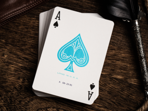 Jerry’s Nugget (Icey Blue) Marked Monotone Playing Cards