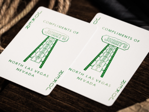 Jerry’s Nugget (Felt Green) Marked Monotone Playing Cards