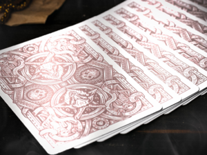 666 V4 (Rose Gold) Playing Cards by Riffle Shuffle