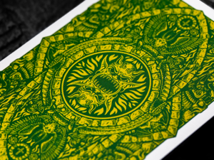 Inferno Emerald Blaze Edition Playing Cards