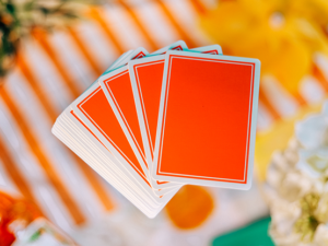 Summer NOC Pro Sunset (Orange) Playing Cards