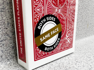 Bicycle 2 Faced Red Tuck (Mirror Deck Same on both sides) Playing Card