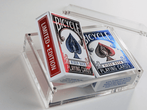 Bicycle Rider Back Mini Limited Edition (2 Pack With Foil Tucks In Carat Case) by US Playing Card Co