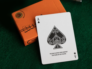 ACE FULTON’S 10 YEAR ANNIVERSARY SUNSET ORANGE PLAYING CARDS