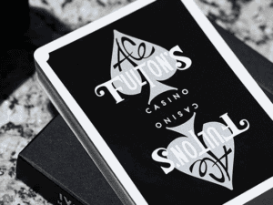 Ace Fulton&rsquo;s Casino (Black) Playing Cards