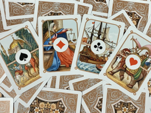 Four Continents (Copper) Playing Cards