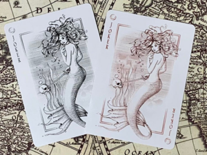 Gilded Neptunes Graveyard (Siren) Playing Cards