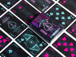 Bicycle Cyberpunk Cybercity Playing Cards by US Playing Card Co