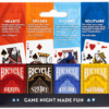Bicycle 4 Game Pack (Euchre, Spades, Hearts and Solitaire) by US Playing Card – Image 2