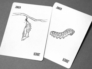 Gaff Butterfly Worker Marked Playing Cards by Ondrej Psenicka