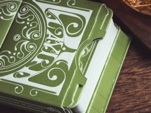 Smoke & Mirrors V8, Green (Deluxe) Edition Playing Cards by Dan & Dave