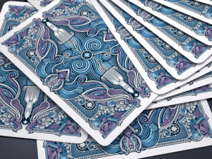 Escape Velocity (Blue) Playing Cards