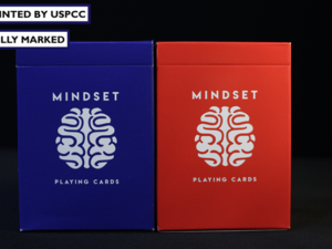 Mindset Duo 1 Red and 1 Blue Set Playing Cards (Marked) by Anthony Stan